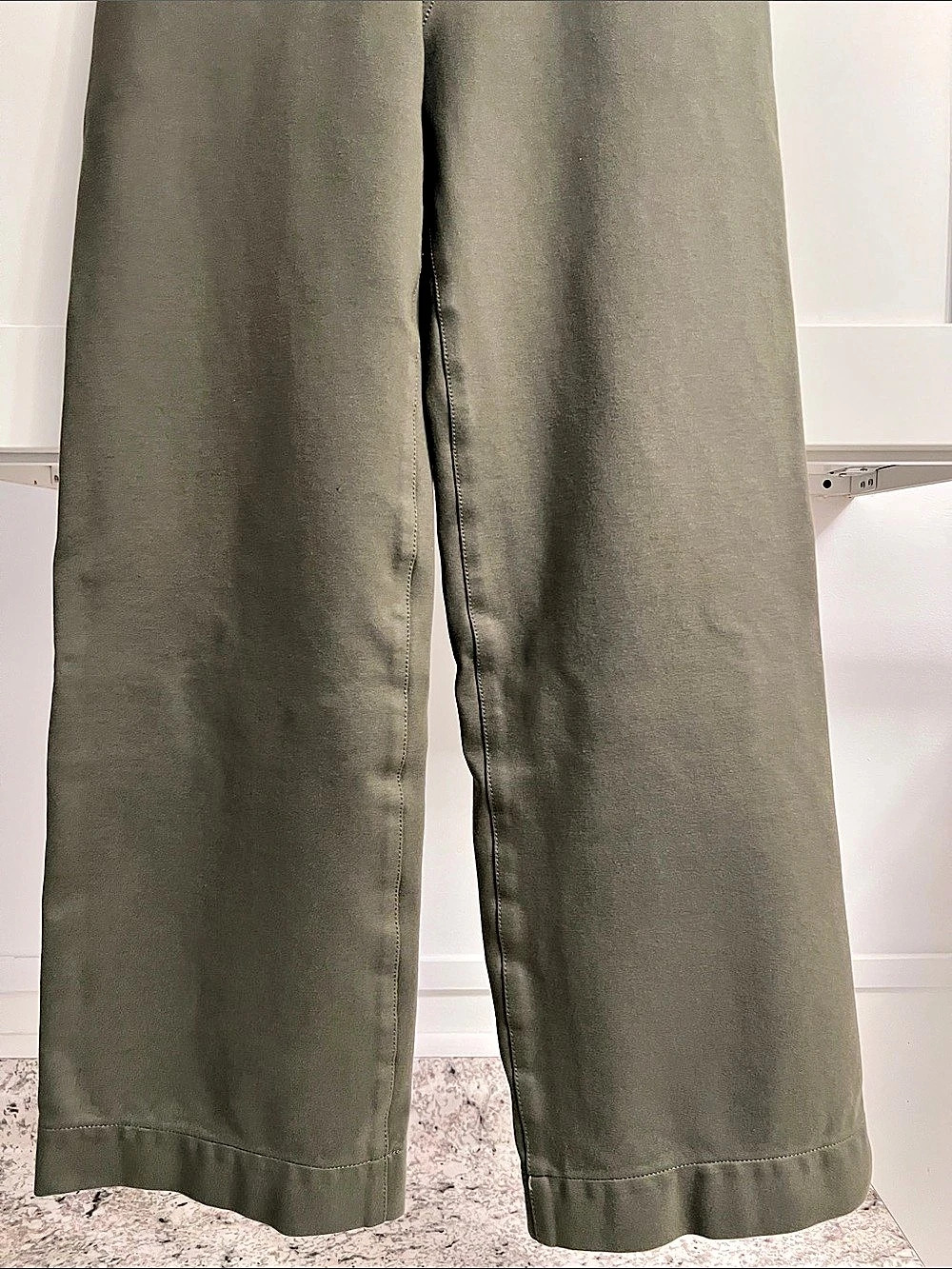Maeve The Colette Wide Leg Pants in Green Waist 24 Like New - Picture 5 of 16